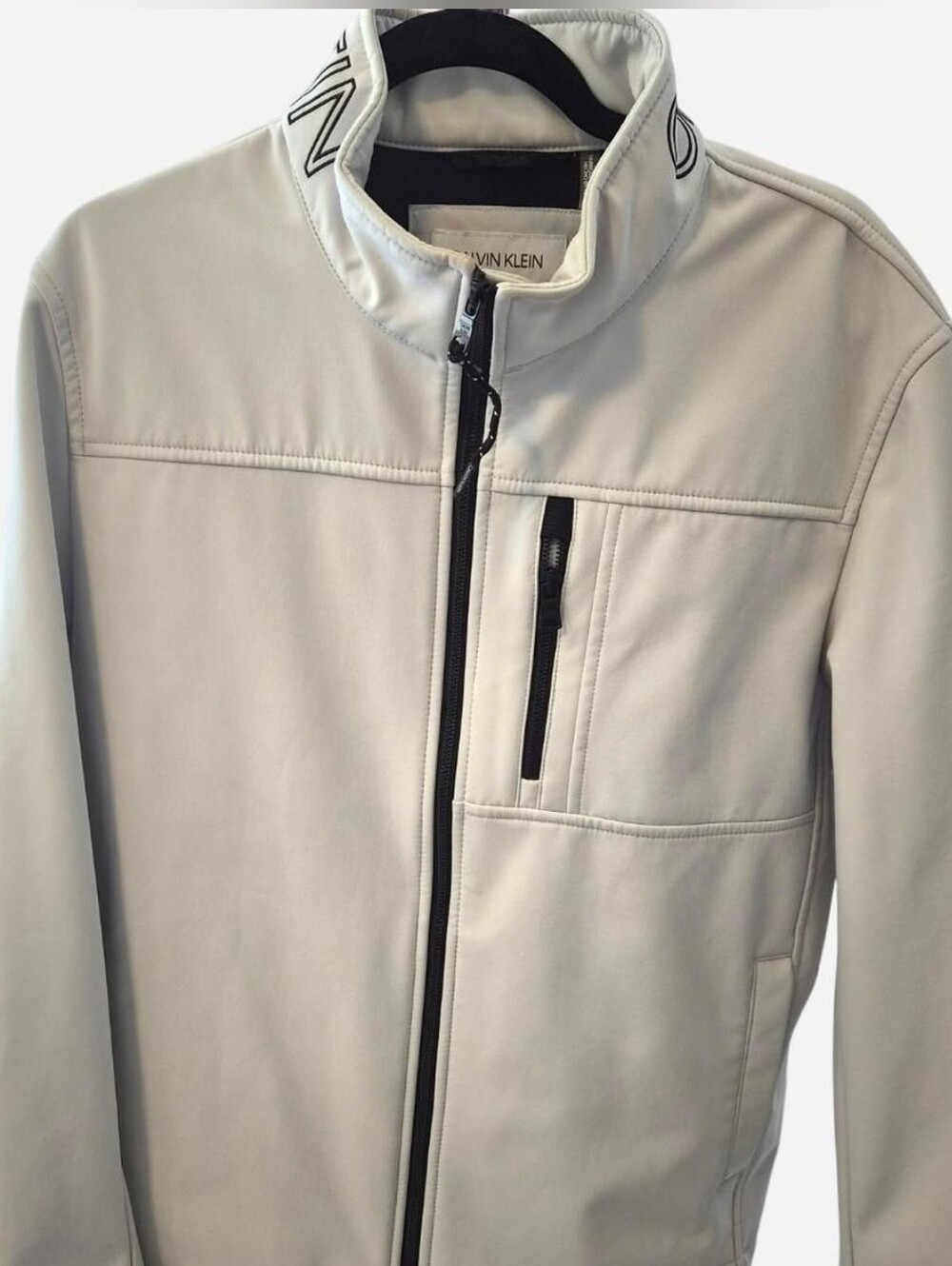 Calvin Klein Men’s White Softshell Jacket
